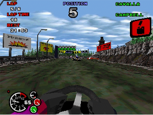 Formula Karts Special Edition screenshot 5 for Sega Saturn